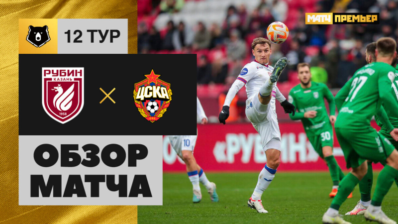 Рубин &mdash; ЦСКА. Лучшие моменты